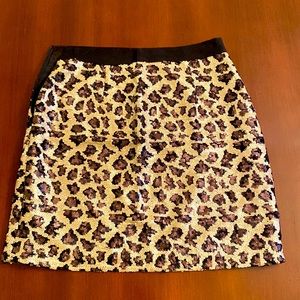 Sequin short skirt